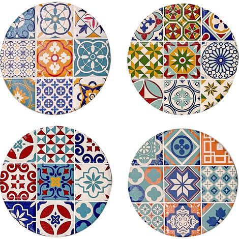 Signes Grimalt Posts de cuisine  Couvre-côtes hydrauliques 4 Posts multicolores-unités de vie 11x11x1cm 27582