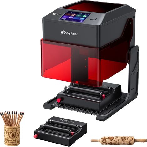 Graveur Laser, Compatibilité Matériaux Polyvalente, Logiciel Convivial, RR3 ALGOLASER, 10W (1/2)