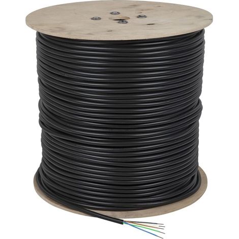 Câble enterré 5 x 4,0 mm² NYY-J avec conducteur de protection