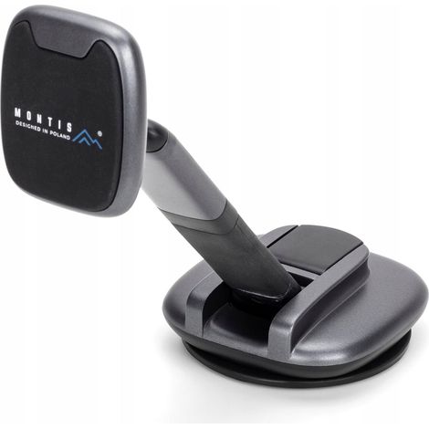 Supporto magnetico per auto, regolabile, per telefono, abitacolo, cruscotto (1/5)