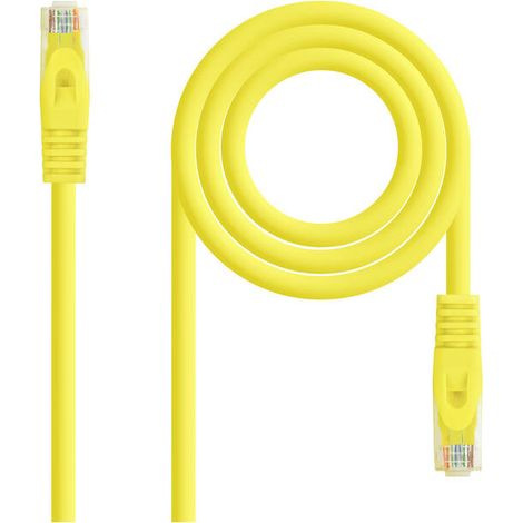 Cable Red Latiguillo RJ45 UTP Cat6a LSZH CU AWG24 3m AMARILLO (1/3)