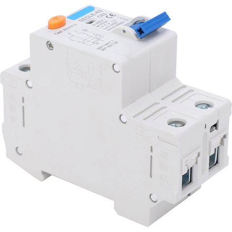 Disjoncteur modulaire 63A SEGLE-63 C63, interrupteur automatique domestique, rail DIN, petit boîtier en plastique (1/5)