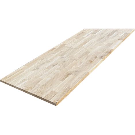 Plateau de Table Chêne Massif Abouté, L.160 cm x l.80 cm, Ep. 22 mm