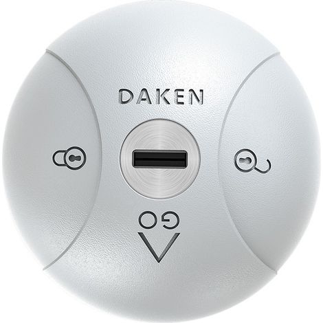 DAKEN Antivol Utilitaire Saturn GO Simple Couleur Gris (1/5)