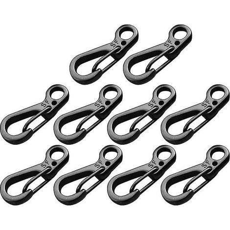 Lot de 10 mini mousquetons (1/3)