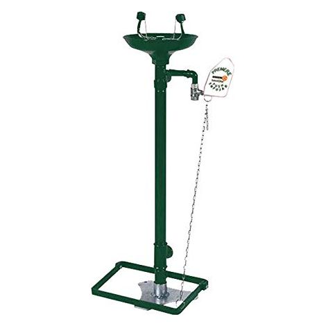 Piedistallo lavabo collirio d'emergenza oculare acciaio inox nofer SC380SS