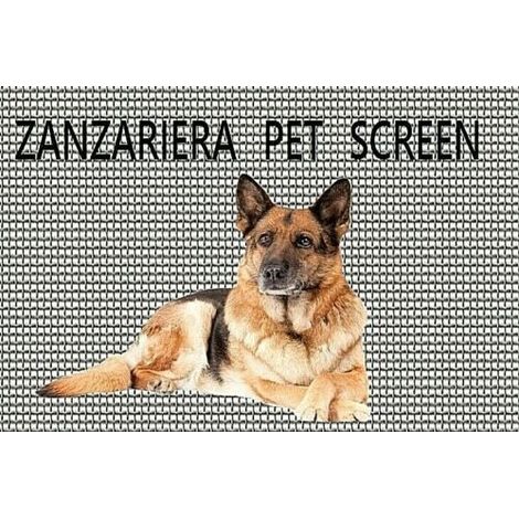 Rete Zanzariera 120 cm X 200 cm Antigraffio Pet Screen Americana Nera (1/5)