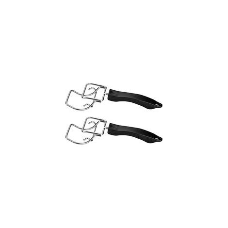 Lot de 2 extracteurs plateau four grille-pain convection pour friteuse à air, extracteur de grilles, outil pour tirer la grille de four, clip pour grilles, clip pour four