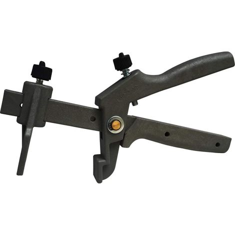 Pince de nivellement avec noyau en acier pour la pose de carrelage - Système de nivellement pour cales et languettes de traction - Pince à carrelage pour l'ajustement - Système de pose