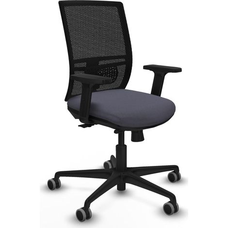 Silla de oficina piqueras y crespo Yunquera negro espuma alta densidad (1/2)