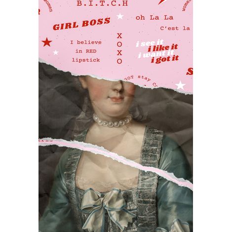 Tableau sur toile citation girl boss 80x120 cm - Impression sur Toile Murale Décorative - Image imprimée en HD sur Toile - Toile sur Châssis en Bois FSC - Fabriqué en France (1/5)