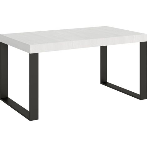 Tavolo Allungabile 160-264x90x77 cm Tecno Bianco Frassino (1/4)