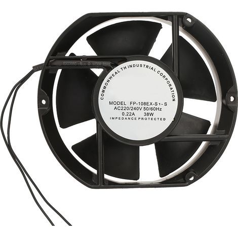 Ventilateur axial AC FP-108EX S1-S AC 220 V 38 W à roulement à billes ovale (1/5)