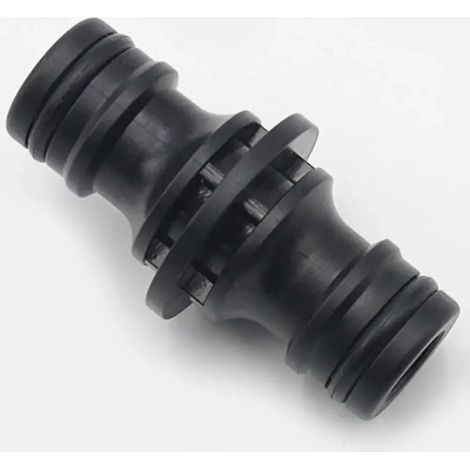 Raccord mâle 2 voies pour tuyau d'arrosage (noir - 1/2'') - Raccord pour tuyau d'arrosage - Robinet mâle 1/2' - Équipement d'arrosage (1/5)