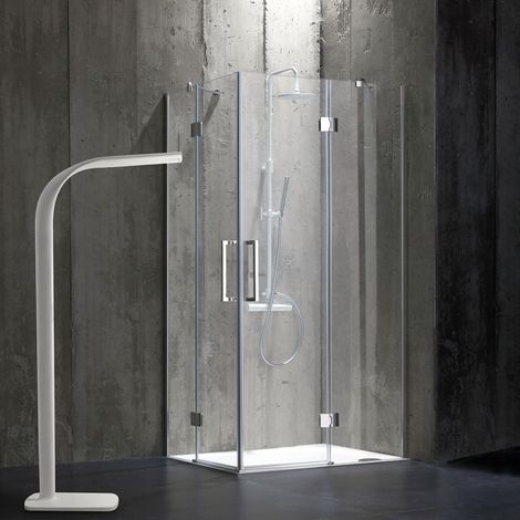 Box doccia 80x120 in cristallo 6 mm (1/5)