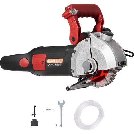 Fraise murale, 4800W de puissance, profondeur de rainure de 42 mm, largeur de rainure de 41 mm, 5 lames de scie, dimensions 52 x 20 x 24 cm (1/5)
