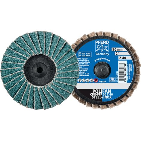 PFERD COMBIDISC Zirkon Mini-POLIFAN CDR Ø 50mm Z40 für gehärteten Stahl (1/5)