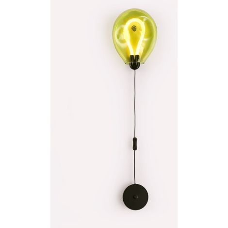 Aplique De Pared LED Cristal "GLOBO" 8W - Colores - Verde (1/5)
