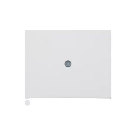 Abdeckung für Kabelauslass „Berker K1“ schraubbar IP20 5,55x7,05x1,8cm Farbe polarweiß (1/2)