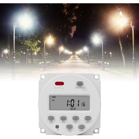 Mikrocomputer-Netzteil, intelligenter programmierbarer Timer, Countdown-Schalter für 110-V-Straßenlaterne (1/5)