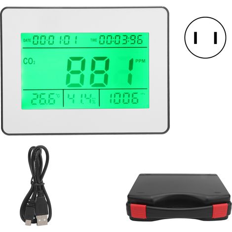 Moniteur de Qualité d'Air TL-2000A avec Capteur CO2, Température et Humidité (1/3)