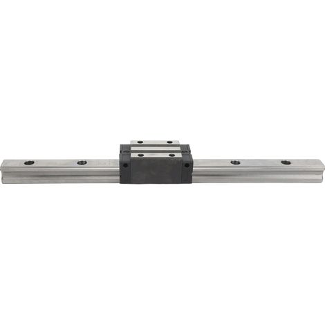 Rail de guidage linéaire avec palier HGH25CA, bloc carré coulissant pour imprimantes 3D et pièces CNC, 374 mm (1/5)