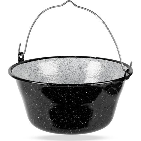 Hervidor húngaro colgante esmaltado de 7,5 l (1/4)