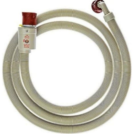 Ersatzteil - Wasser-Zulaufschlauch Aquastop 2,5 m - - WHIRLPOOL, BAUKNECHT, HOOVER, CANDY, KITCHENAID, LADEN, IGNIS, ROSIERES, IKEA, PRIVILEG, OTSEIN