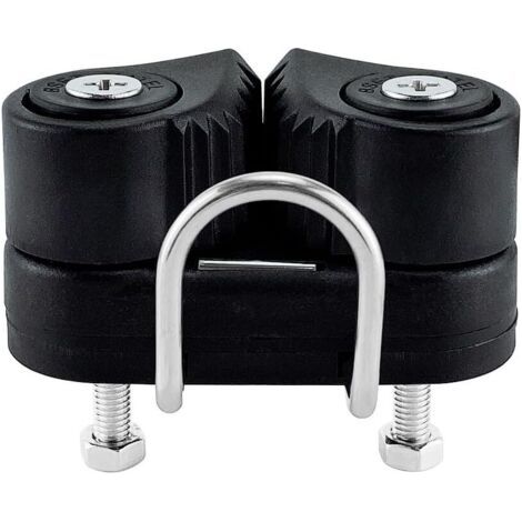 1 pièce de crampons à came avec anneau principal évasé en fil (noir),crampons Cammatic en plastique,équipement de Pilates pour bateau,diamètre de corde applicable 3-12 mm/0,12-0,47 pouces (1/5)
