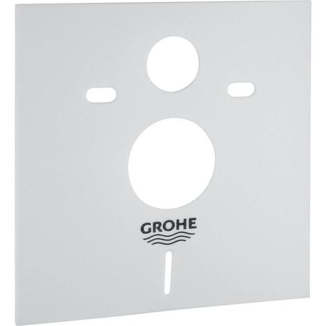 Grohe – Set d'isolation phonique pour WC – Panneau isolant avec 2 douilles caoutchouc – 37131000 (1/4)