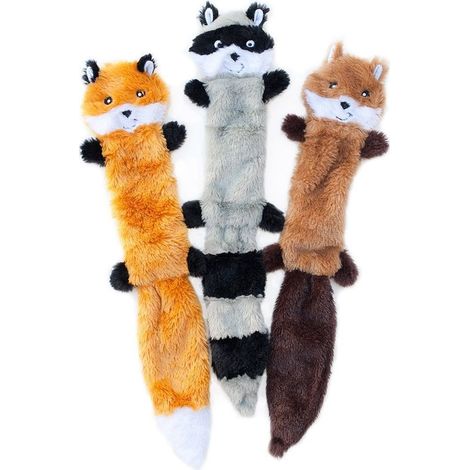 Un sac de jouets pour chiens vides – jouets pour animaux de compagnie qui couinent (45 cm) (1/3)