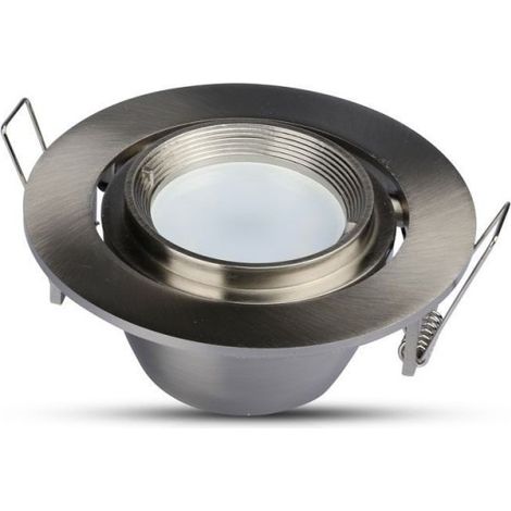 V-TAC Portafaretto LED da Incasso Rotondo GU10 e GU5.3 (MR16) Orientabile (1/5)