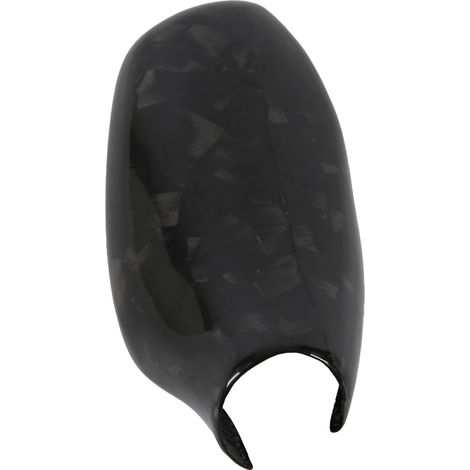 Cache de pommeau de levier de vitesse en fibre de carbone forgée, compatible avec BMW Série 5, 6 et 7, G30, G11, X3 et X4 (conduite à gauche). (1/5)