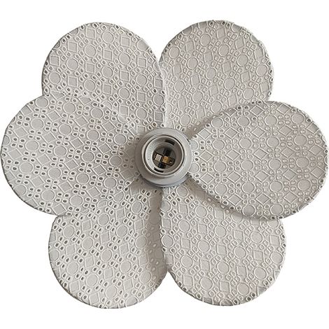 Applique murale Flora broderie anglaise D32cm (1/5)