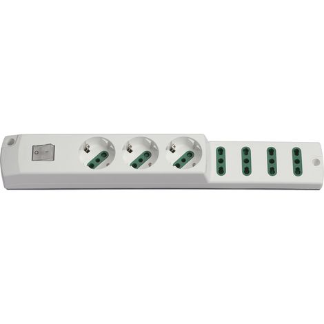 VIMAR - 00425.NC.B Presa mult. 3P30+4P17/11+int. bianco