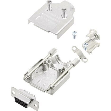 Kit embase SUB-D femelle Nombre de pôles: 9 encitech MHDM-09-DBS-K 6355-0005-11 180 ° fût à souder 1 (1/3)