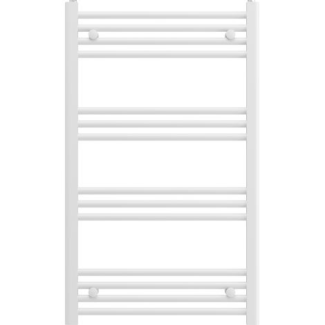 Radiateur Salle de Bain Échelle Granitan Breno 60x100 cm Blanc 463W avec Raccordement Inferieur et Installation Réversible (1/4)