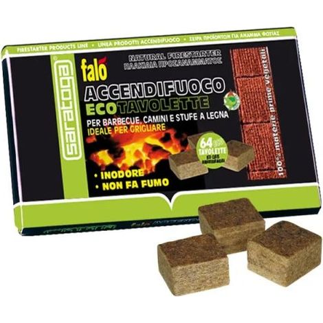 Saratoga Accendifuoco Eco 64 Tavolette