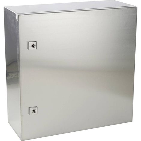 TRU COMPONENTS TC-SS505020 Quadro elettrico 500 x 500 x 200 Acciaio inox Grigio luminescente 1 pz.