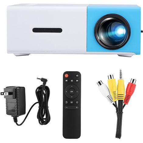 Mini projecteur LED YG300 portable 1080P HD 19201080, vidéo projecteur domestique (1/5)