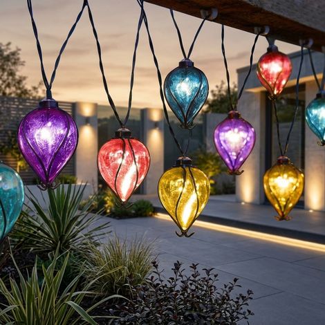 Rainbow Balloon Solar String Lights (1/2)