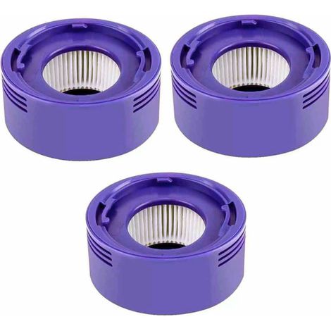 Pack 3 Filtros Post-Motor Dyson V7 V8 Equivalente 967478-01 Filtros HEPA Lavables para Aspiradora Dyson V7 y V8 (1/4)