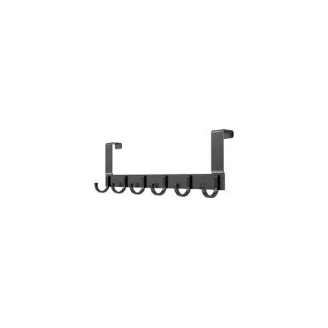 Crochet de porte à suspendre, avec 6 crochets, pour feuillure de porte standard jusqu'à 4,1 cm (1/5)
