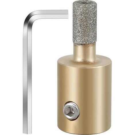 Lntyq Embouts de meuleuse en verre, 3,5 cm, pour vitrail diamant avec clé hexagonale, (0,6 cm) (1/5)
