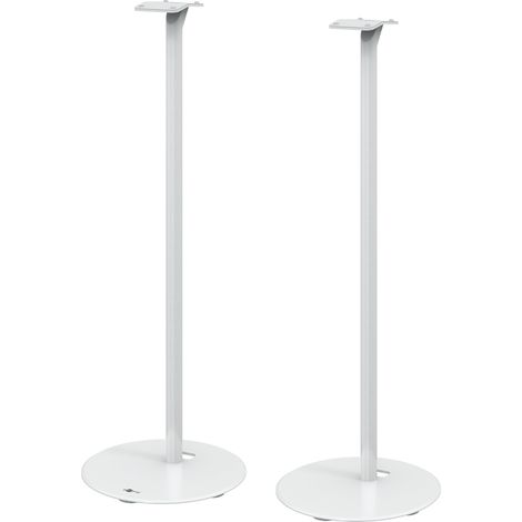 Pied Enceinte pour Era 300 - Hauteur 71,5 cm - Jusqu'à 5 kg - Acier Blanc - Gestion des Câbles - 71985 (1/5)