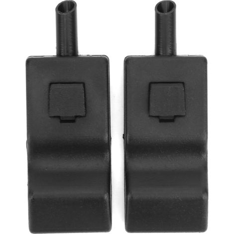 Boutons de serrure de portes front/rear 15844616 pièces auto haute précision compatibles GMC Silverado Chevrolet Cadillac - Noir, 2 unités