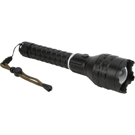 Lampe Torche LED Puissante Rechargeable USB-C, Imperméable IPX4, Portable et Antidérapante, Idéale pour Randonnée et Urgences (1/5)