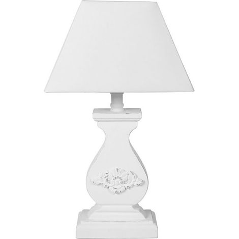 Lampe charme Relief blanc (1/5)
