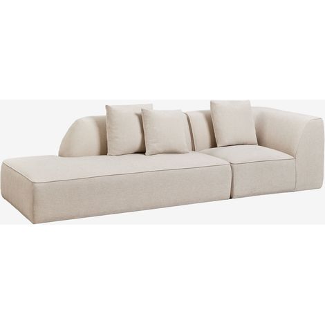 Divano angolare modulare imbottito Cardea a 2 pezzi con chaise longue sinistra SKLUM            