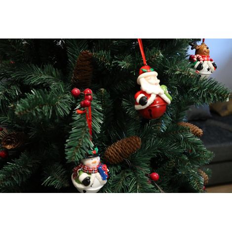 Christmas Hanging Decoration 3Pcs Ceramic Bells (1/5)